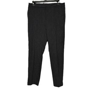 Zara Black & White Dot Print High Rise Ankle Length Dress Pants‎ Size 6
